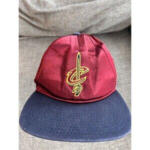 Nike NBA Cleveland Cavaliers Satin Red Baseball Hat 1Size Flatbill Snapback